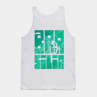 Brasilia, Brazil City Map Typography - Watercolor Tank Top